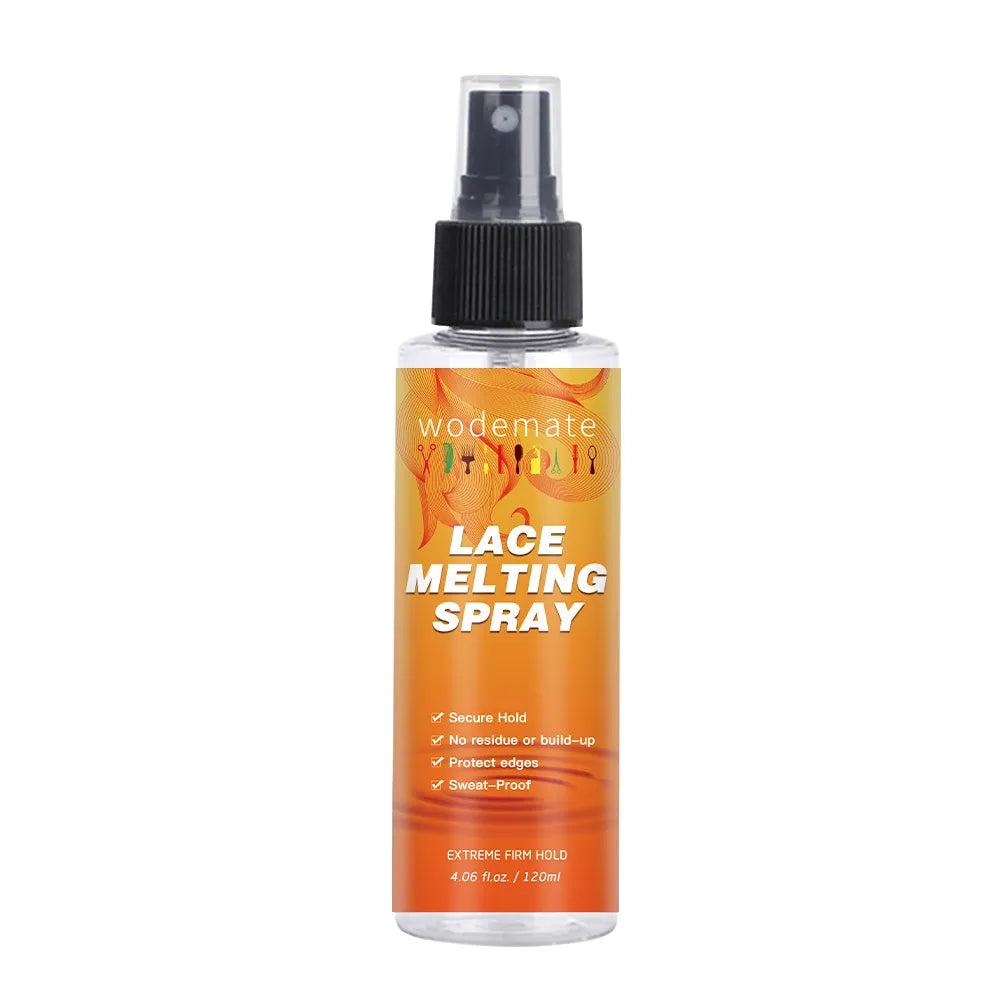 Lace Glue Spray 120ml Large Capacity Quick Drying Invisible Lace Melting Spray for Wig Glue